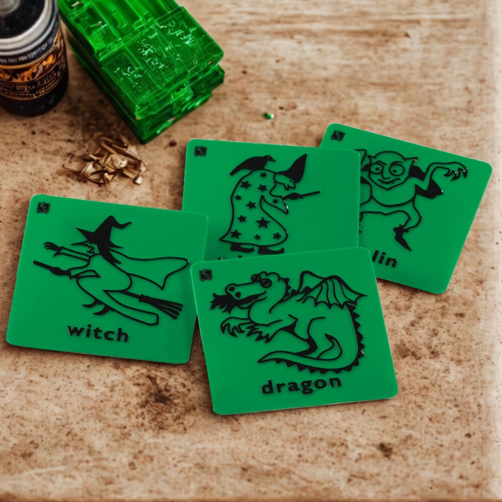 EDX Education - Art Rubbing & Embossing Plates - Fairytale 4pcs - Image 3