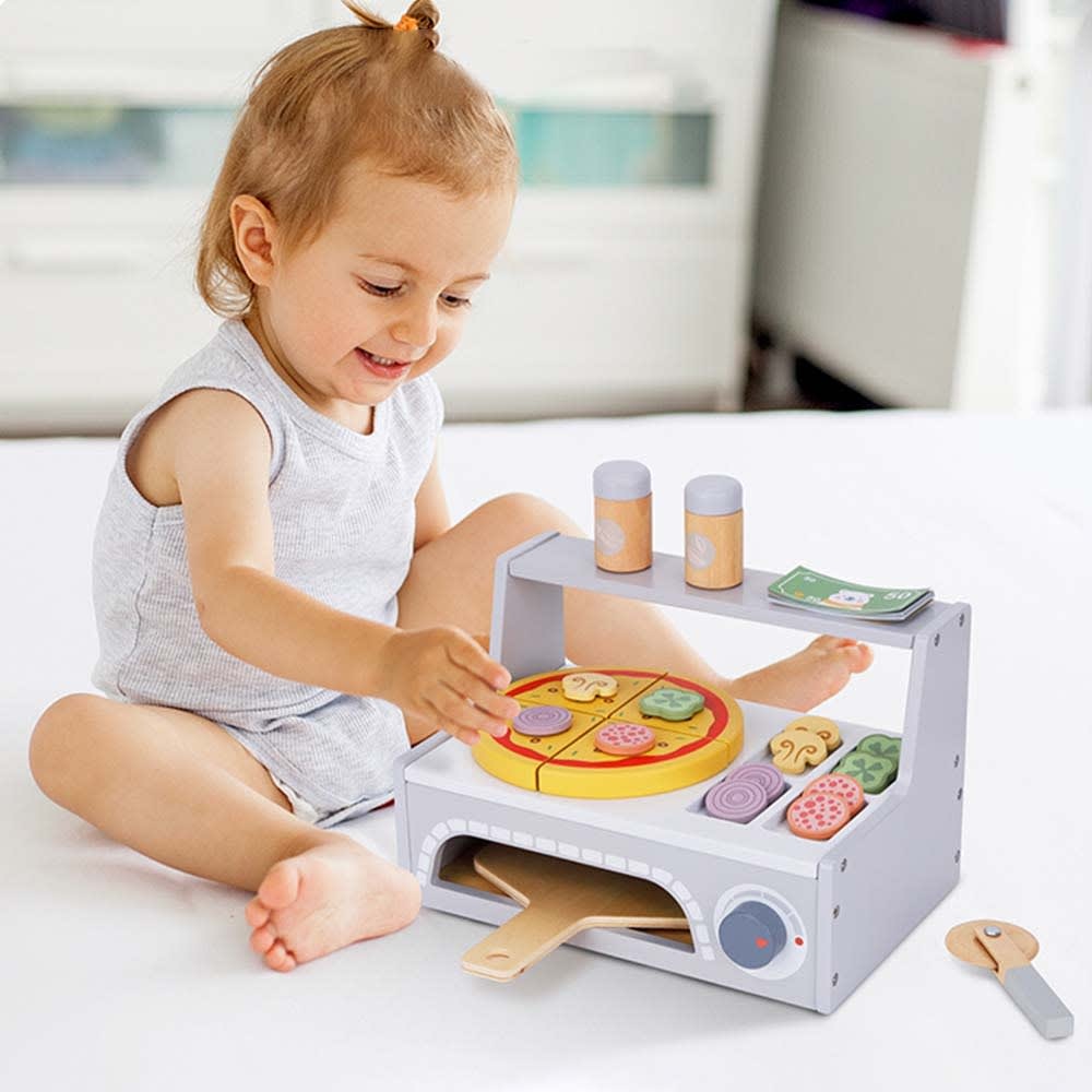 TookyToy - Pretend Play Pizza Oven Toy Set - Image 2