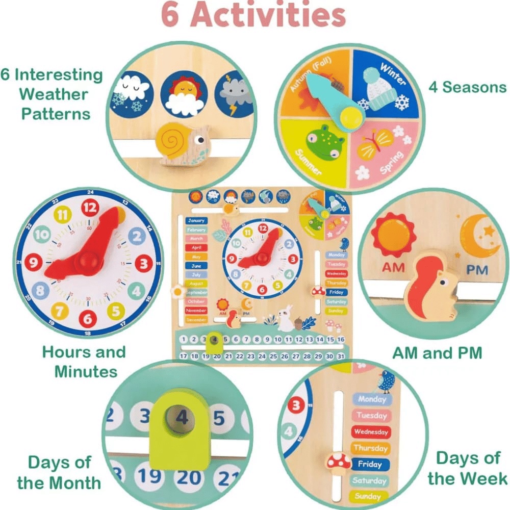 TookyToy - My First Calendar - Learning Calendar & Weather Chart - Image 5