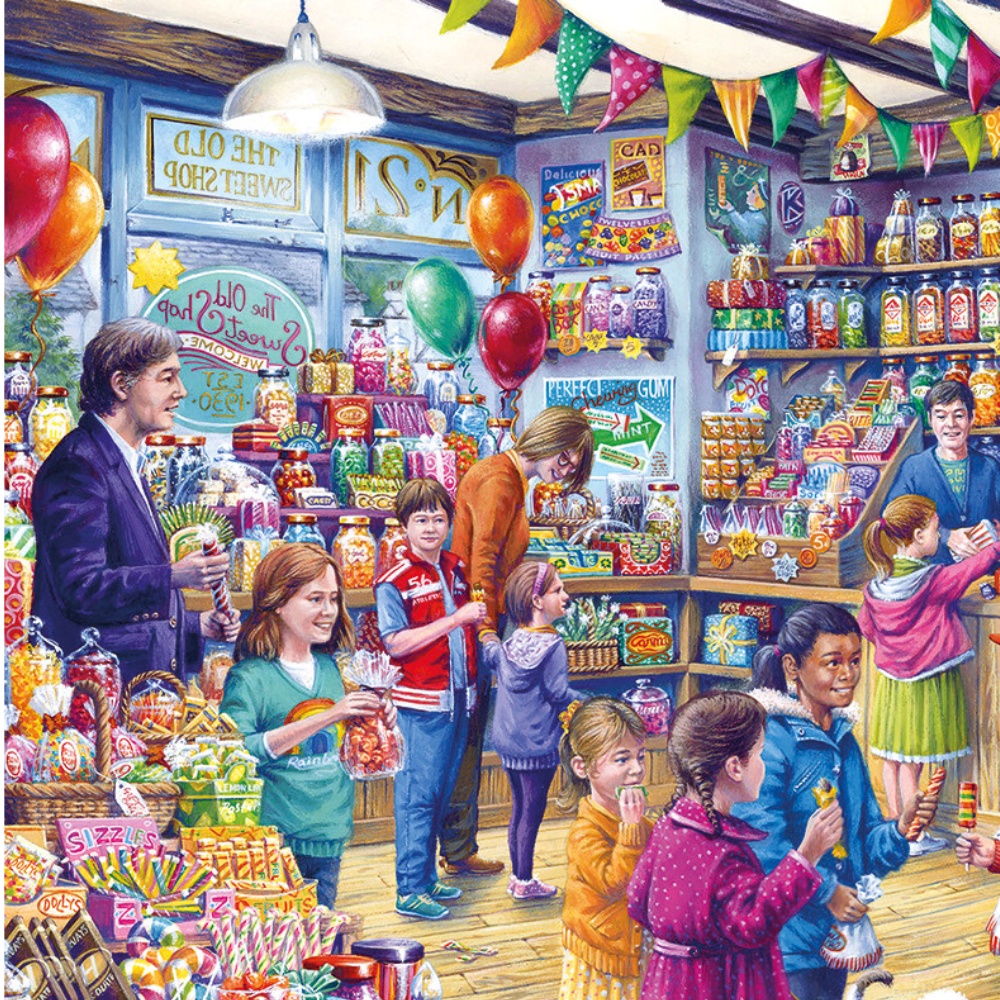 Gibsons - The Old Sweet Shop - XL Pieces - 500 Piece Jigsaw Puzzle - Image 3