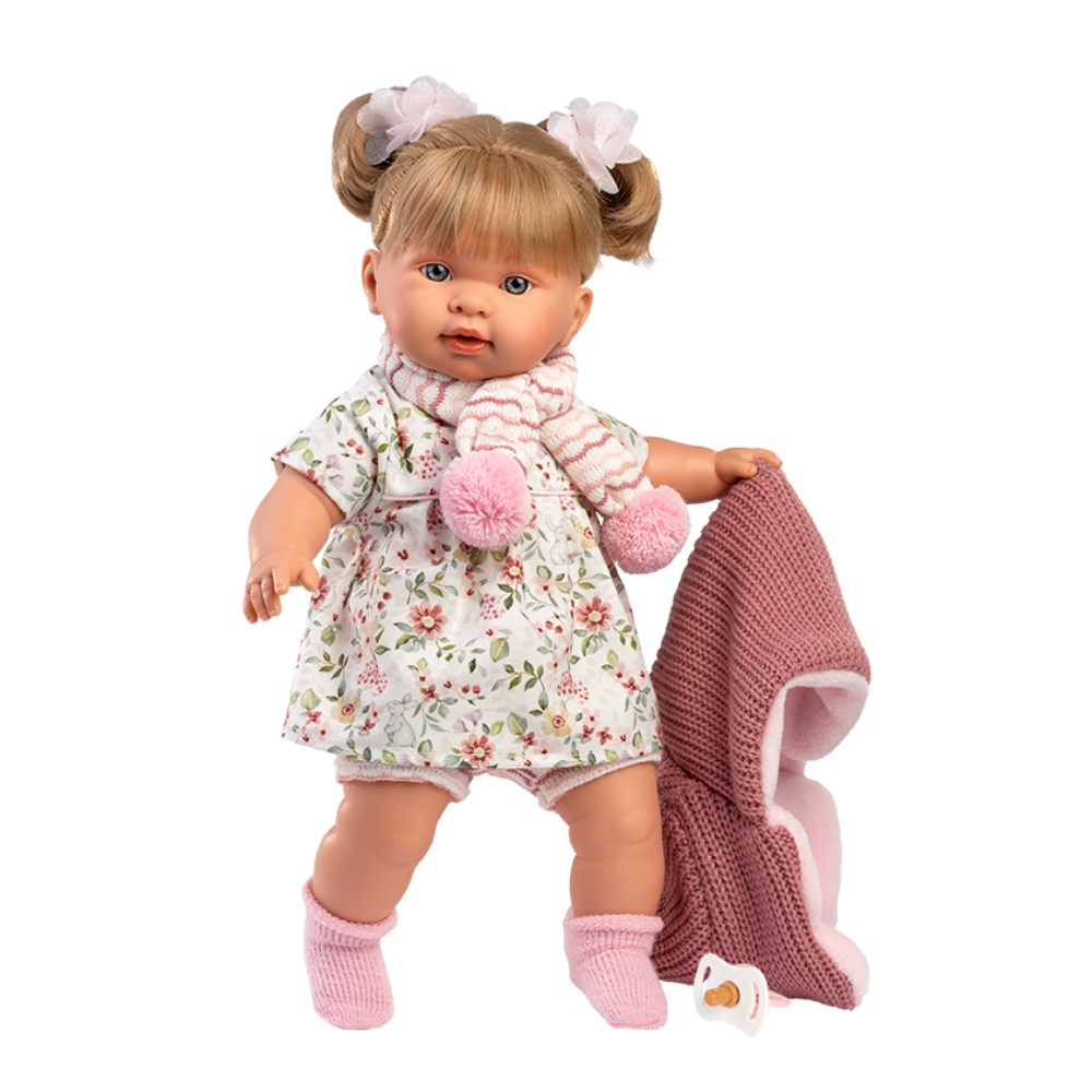 Llorens - Baby Girl Doll with Crying Mechanism, Clothing & Accessories: Alexandra - 42cm - Image 3