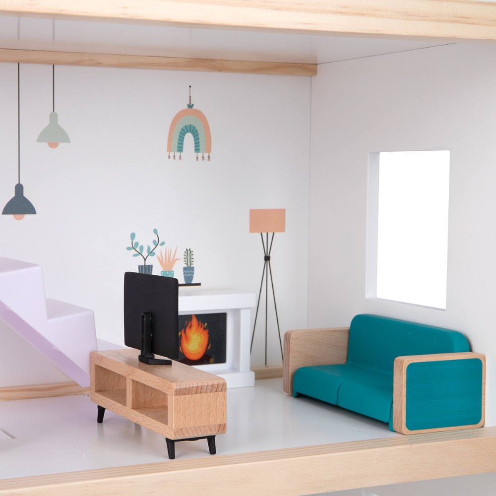TookyToy - 3-Storey Doll House & Accessories - Image 4