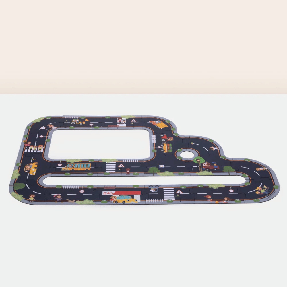 TookyToy - City Road Puzzle Play Set