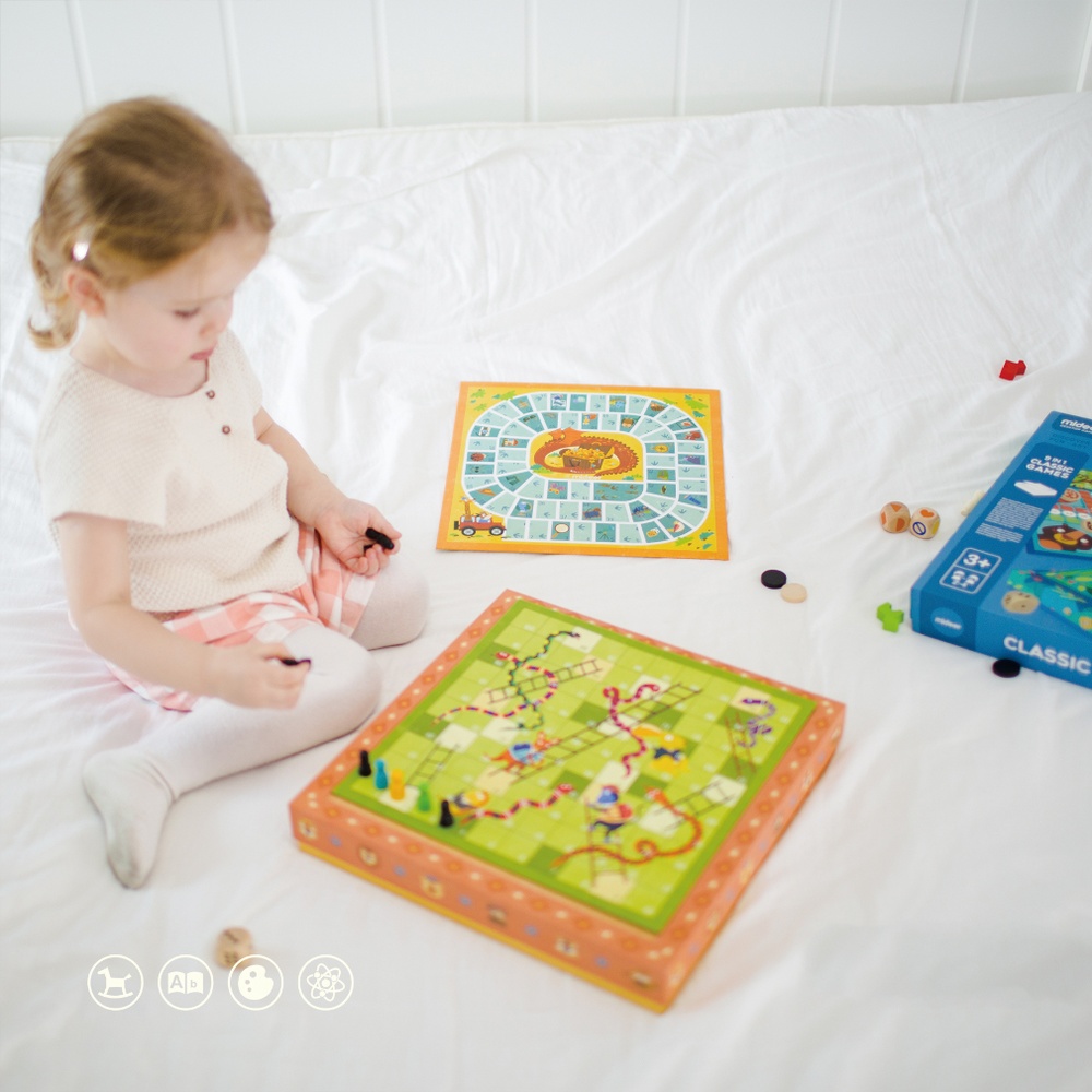 Mideer - 32-in-1 Classic Board Games Set for Kids and Family - Image 2