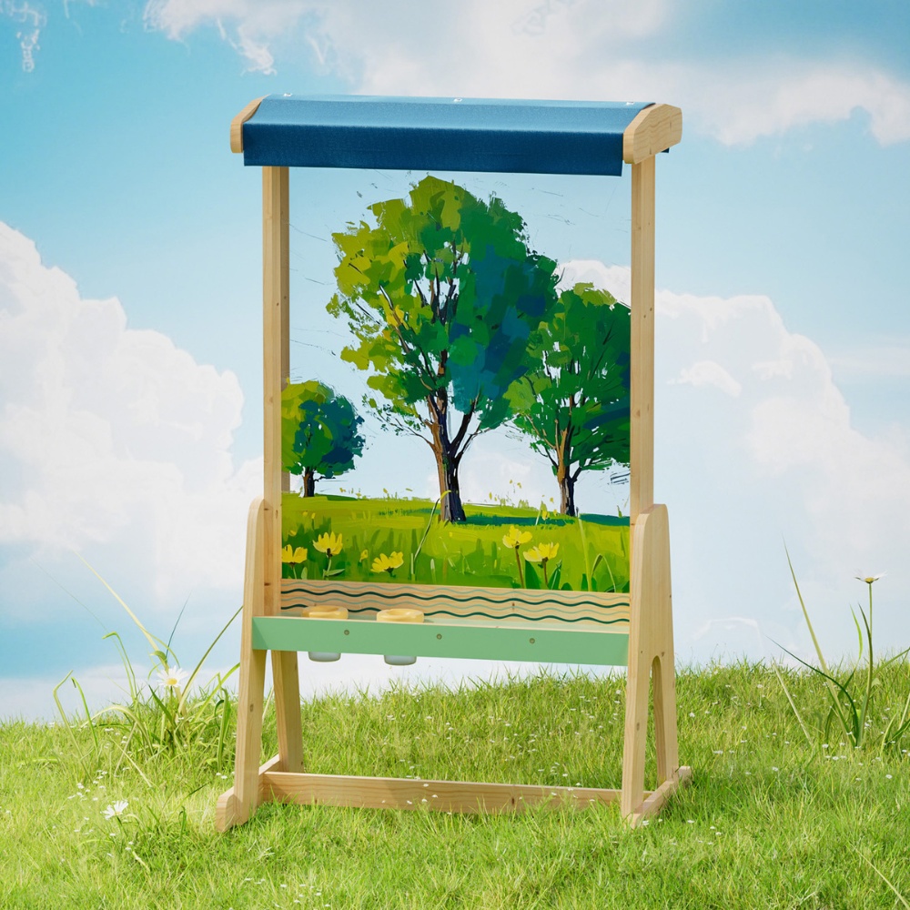 TopBright - Outdoor Painting Art Easel with Double-Sided Clear Board - 5pcs - Image 3