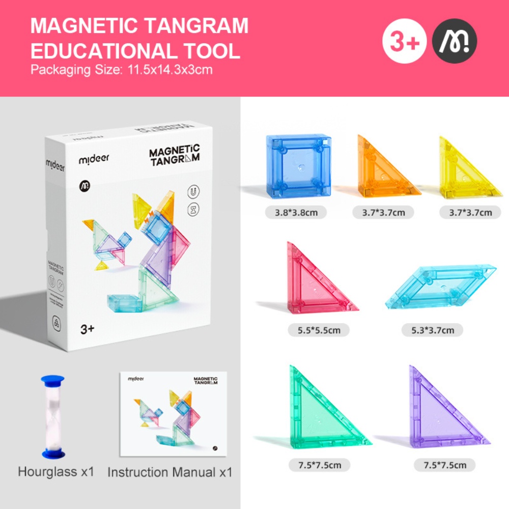Mideer - Magnetic Tangram Activity Set - Image 2
