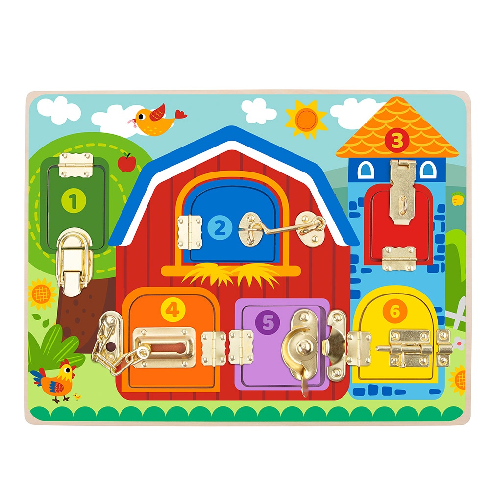 TookyToy - Latches Activity Activity Busy Board