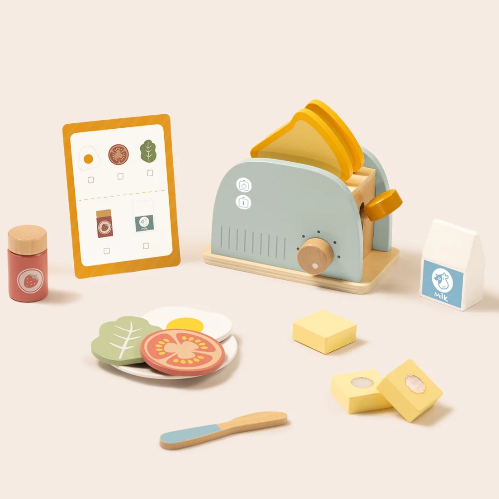 TookyToy - Pretend Play Toaster Toy Set