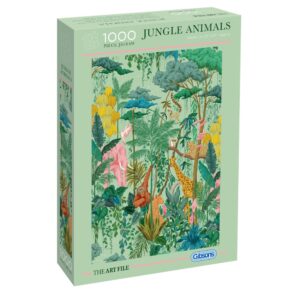 Gibsons - The Art File: Jungle Animals - 1000 Piece Jigsaw Puzzle