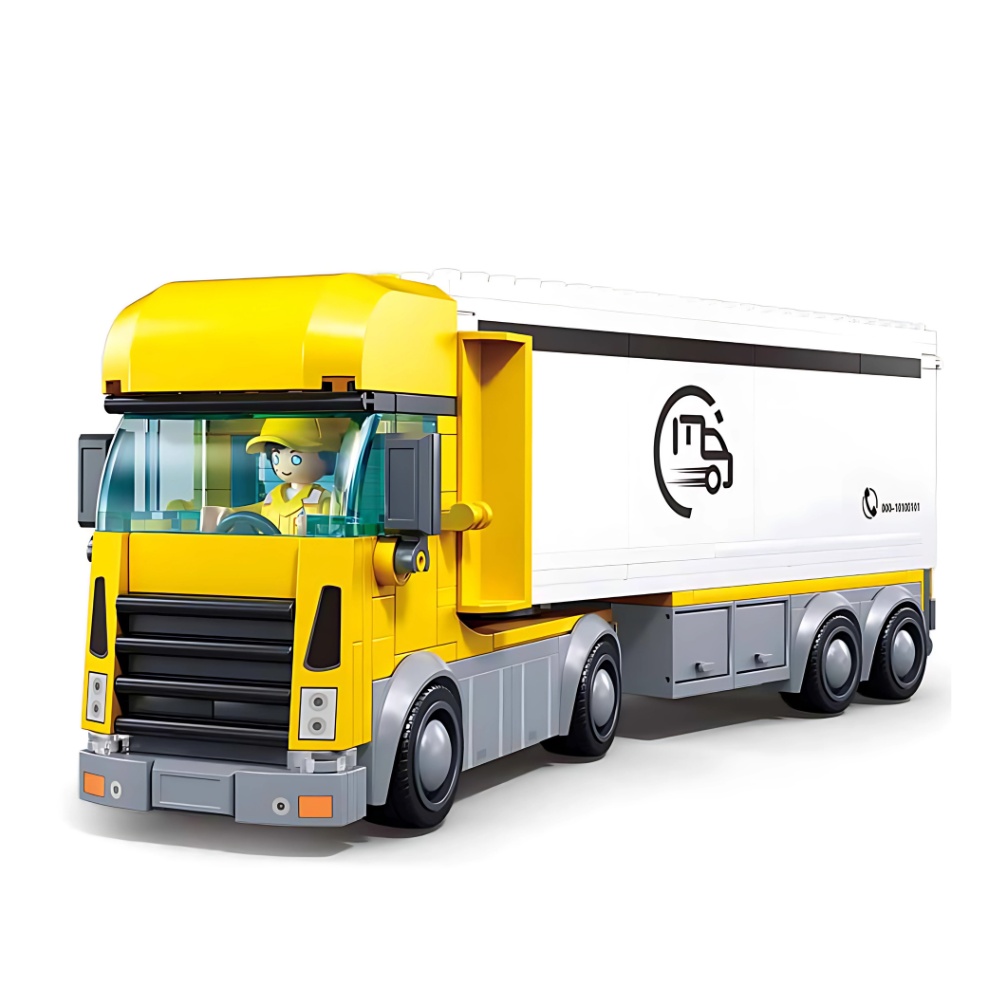Sluban Building Set: Metropolis - Delivery Truck - 269 Pieces - Image 3