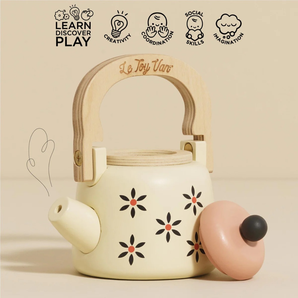Le Toy Van - Wooden Vintage Kettle - Image 3