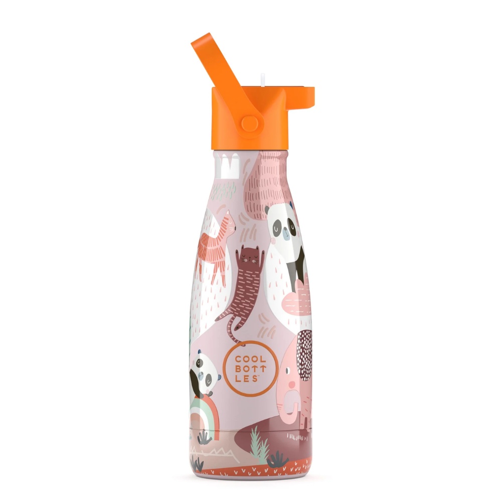 Cool Bottles - Kids Triple-Insulated Water Bottle - Panda Gang 260ml