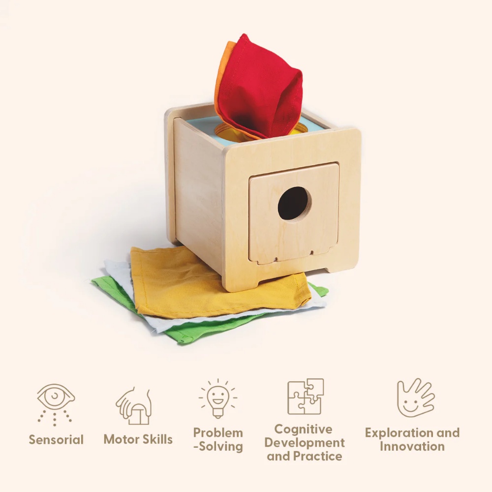 TookyToy - Montessori Activity Box Baby Playset - 5-6 Months - Image 6