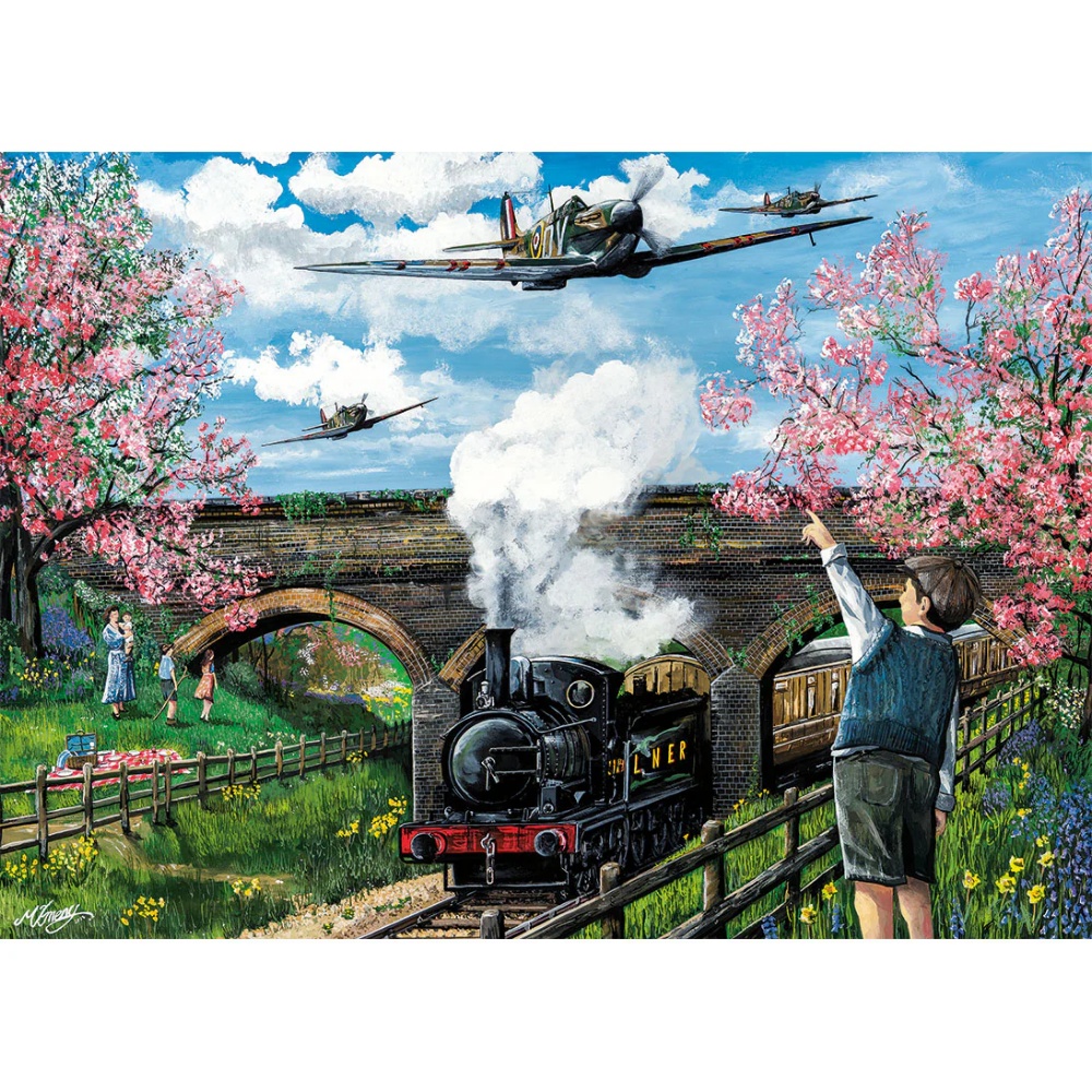 Gibsons - Spitfire Surprise - 1000 Piece Jigsaw Puzzle - Image 2