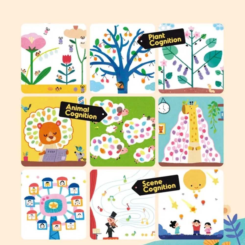 Jar Meló - Finger Painting Art Set - A Lively Forest - Image 2
