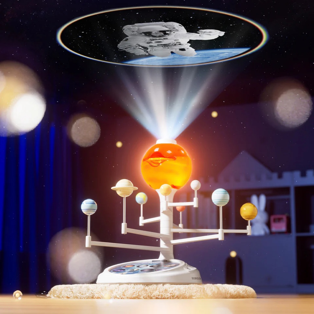 TopBright - 3D Solar System Model with Motorised Planets and Ceiling Projector - Image 5