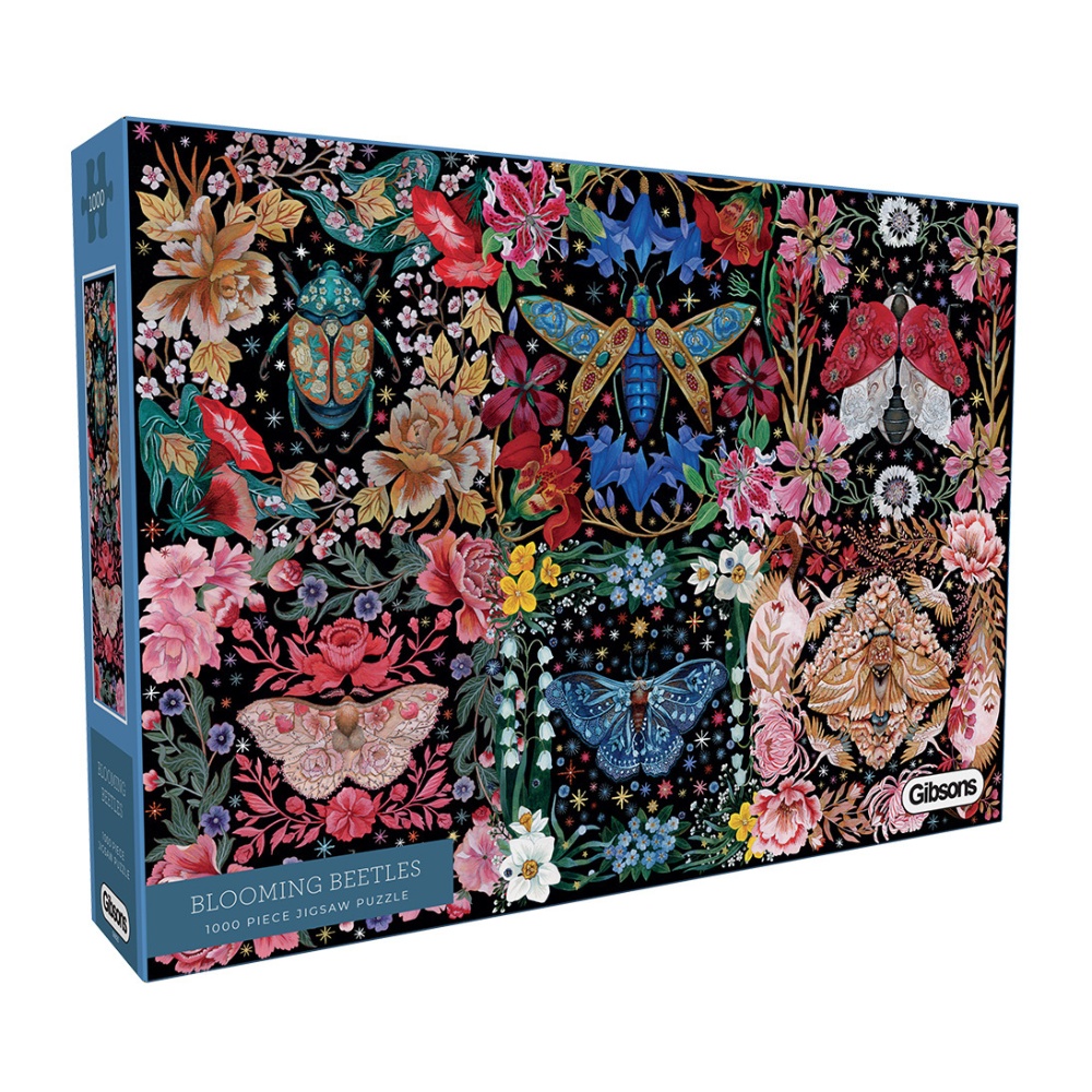 Gibsons - Blooming Beetles - 1000 Piece Jigsaw Puzzle
