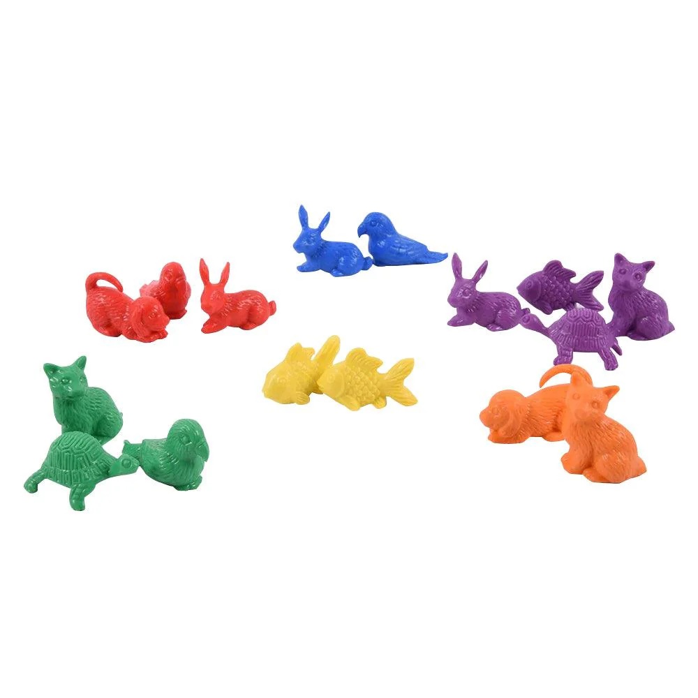 EDX Education - Counters - Pets 6 Colours - 72Pc Polybag - Image 2