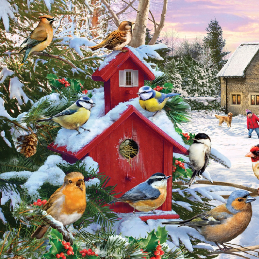 Gibsons - Winter Wings - 1000 Piece Jigsaw Puzzle - Image 3