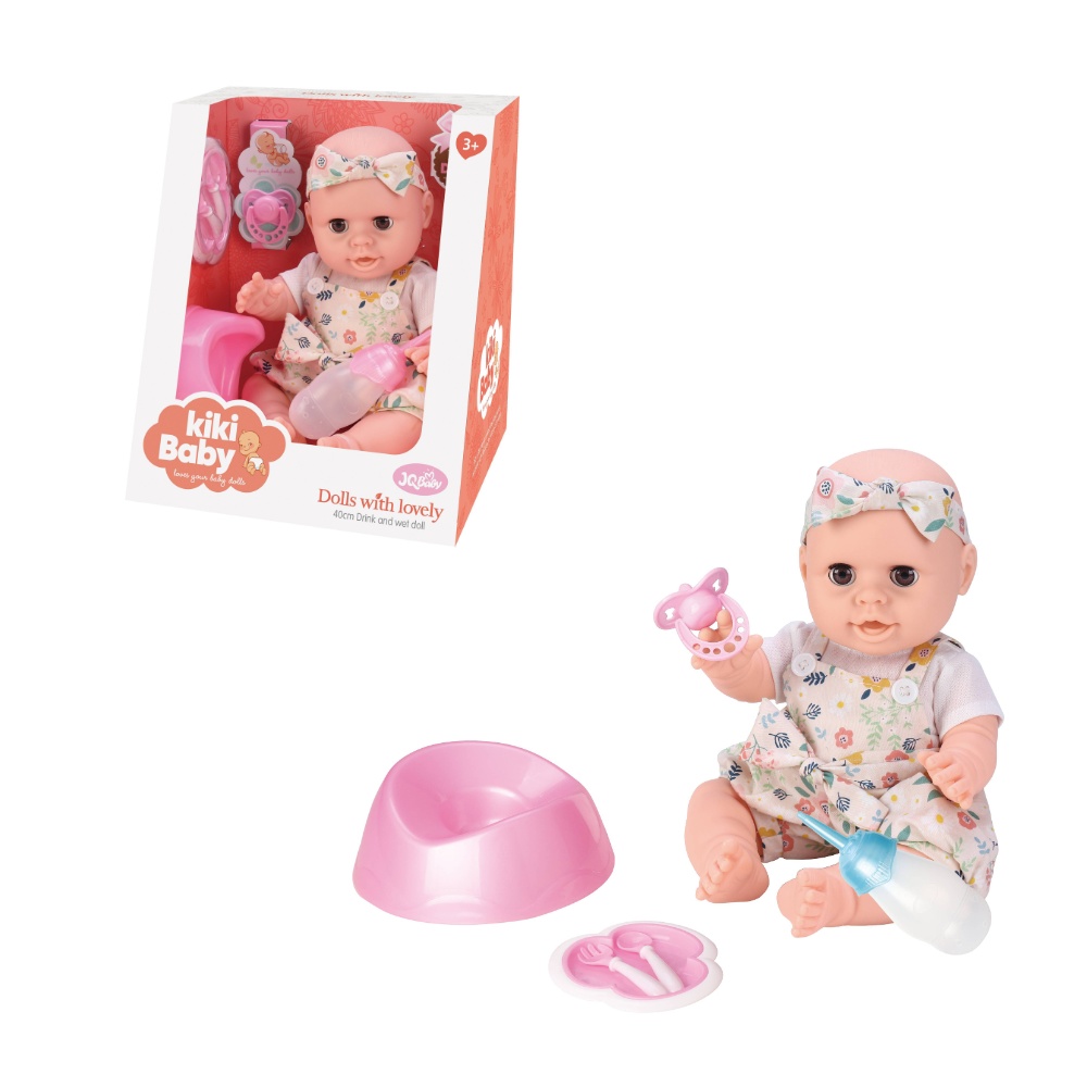 Baby Doll with Clothing, Potty & Accessories - Vinyl Body - 38cm - Image 4