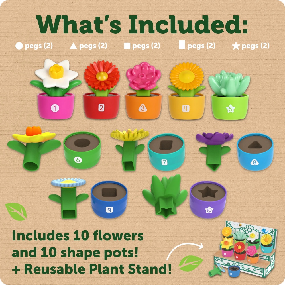 Learning Resources - Shape & Colour Garden Matching Toy - Image 8