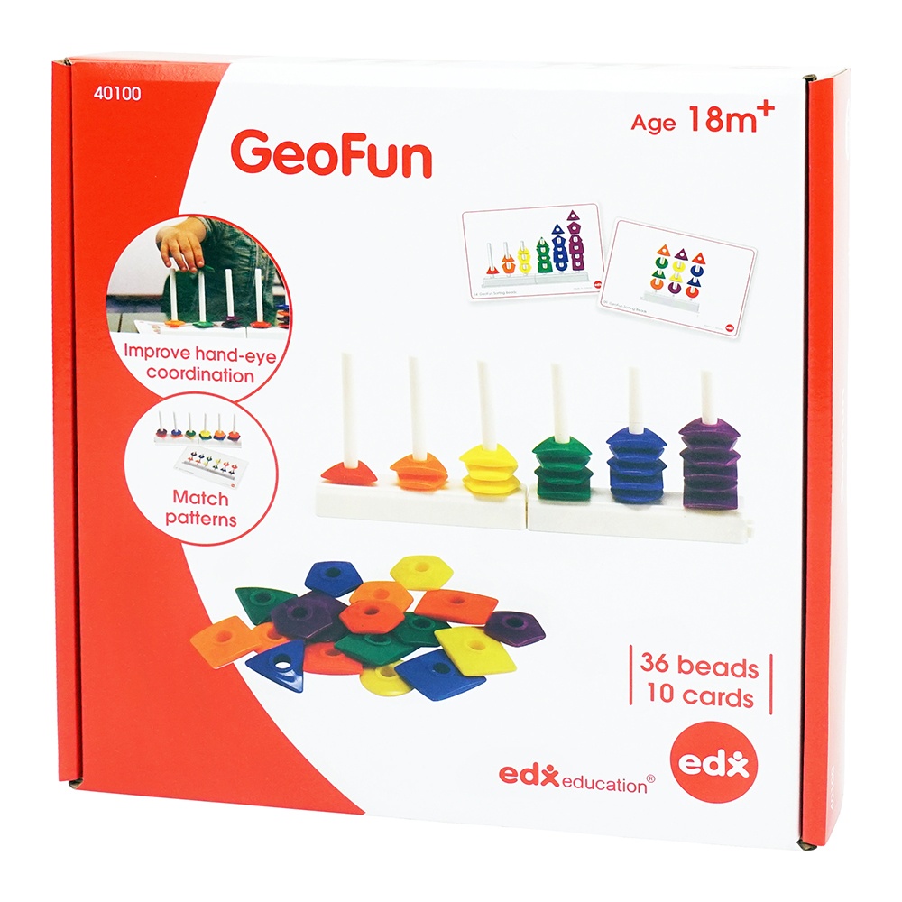 EDX Education - GeoFun Geometric Sorting Beads - Math Manipulatives Learning Set - Image 5