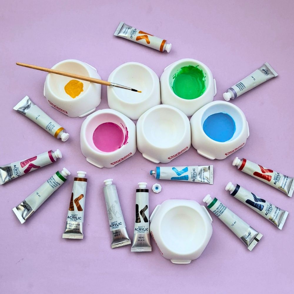Toy Color Kreable - Matt Acrylic Paint Tubes Set 12 x 12ml - Non-Toxic Water-Based Art Paint - Image 5