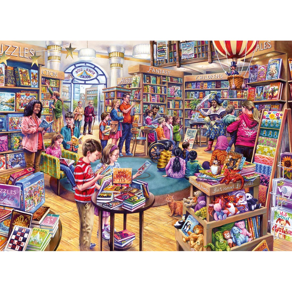 Gibsons - Page Turners - 1000 Piece Jigsaw Puzzle - Image 2