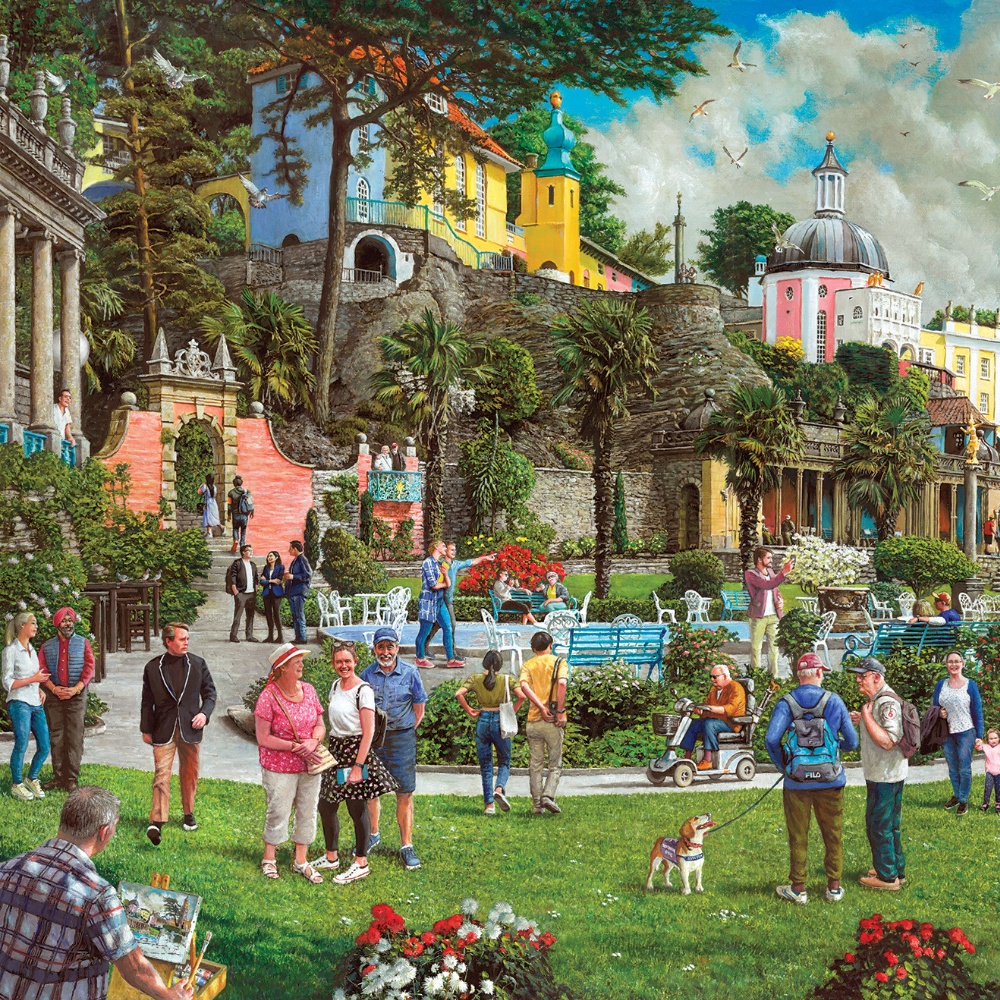 Gibsons - Portmeirion - 1000 Piece Jigsaw Puzzle - Image 3
