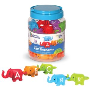 Learning Resources - Snap-n-Learn™ ABC Elephants: Alphabet Fine Motor Toy Toddlers
