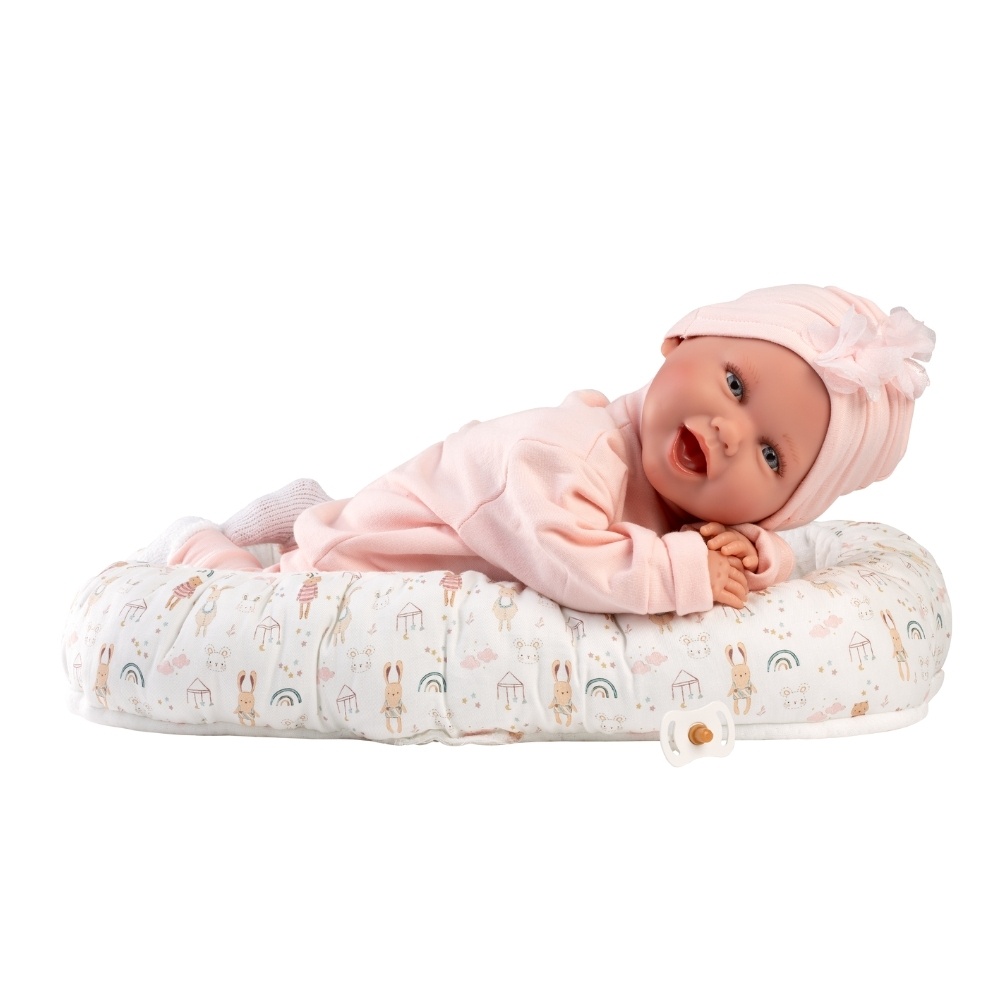 Llorens - Baby Girl Doll with Clothing & Cushion: Mimi - 42cm - Image 8