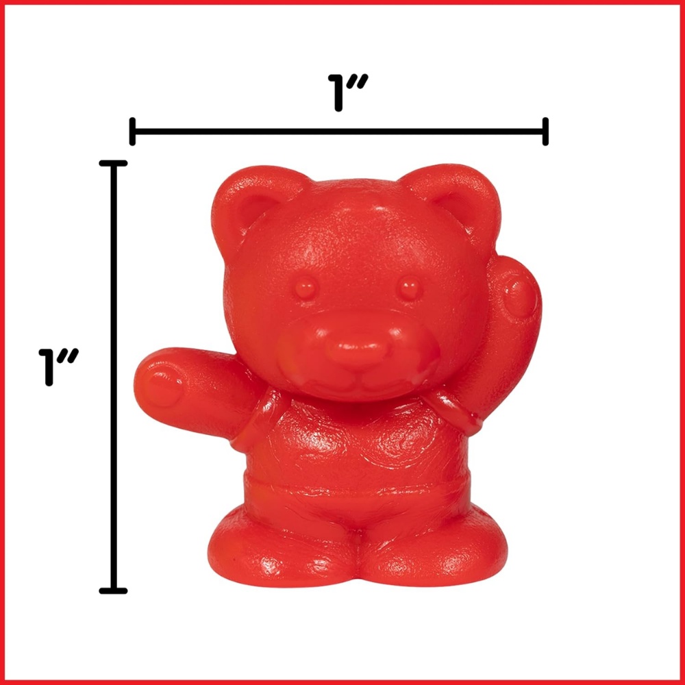 EDX Education - Bear Counters & Tweezer in Jar - 60pc Math Manipulative - Image 6