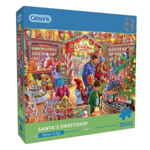 Gibsons - Santa's Sweetshop - XL Pieces - 250 Piece Jigsaw Puzzle