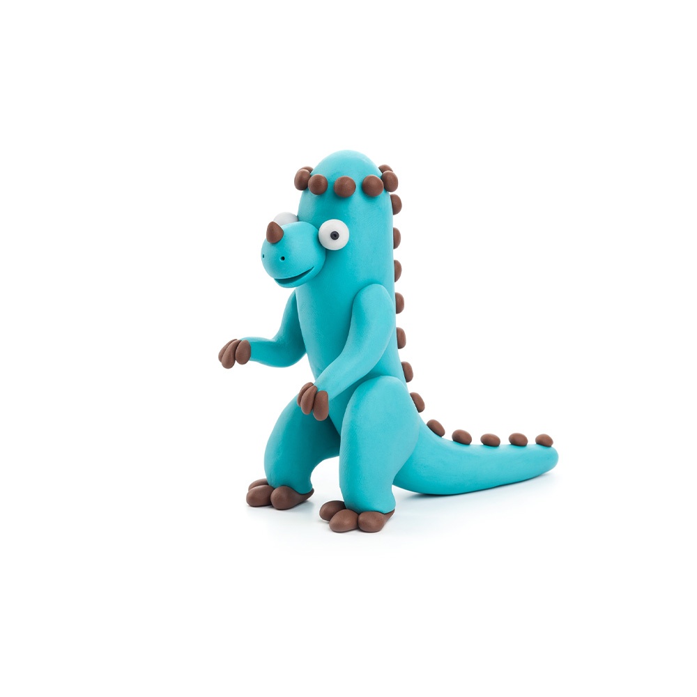 Hey Clay - Modelling Air-Dry Clay with Fun Interactive App - Pachycephalosaurus, series Dinos, 3 cans - Image 3
