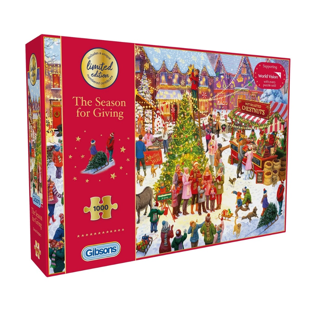 Gibsons - The Season for Giving Limited Edition - 1000 Piece Jigsaw Puzzle