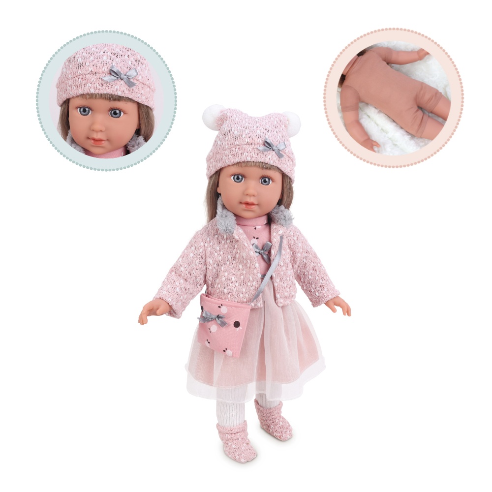 Fashion Doll - Leila - Dress, Beanie & Shoes - 40-** - Image 4