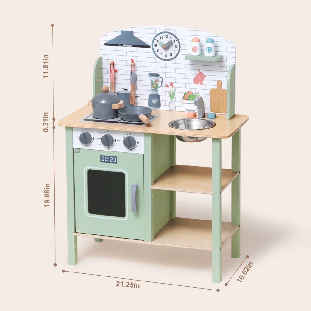 TookyToy - Pretend Play Gourmet Chef's Kitchen Set - Image 8