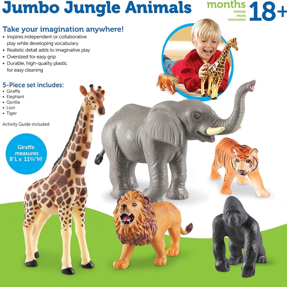Learning Resources - Jumbo Jungle Animals - Image 5