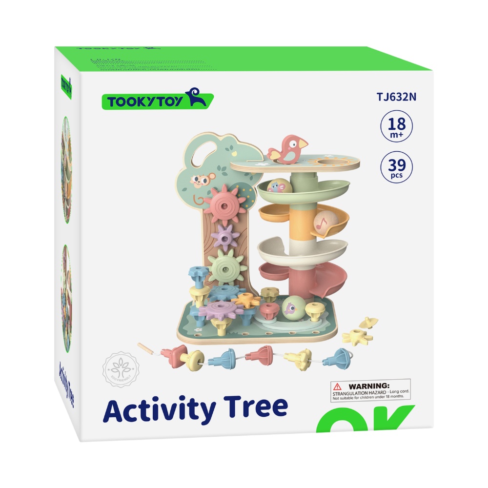 TookyToy - Montessori Tree Tower Multi-Activity Toy - Image 8