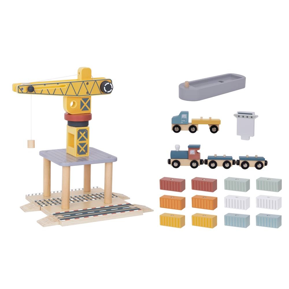TookyToy - Pretend Play Port Crane Toy Set - Image 5