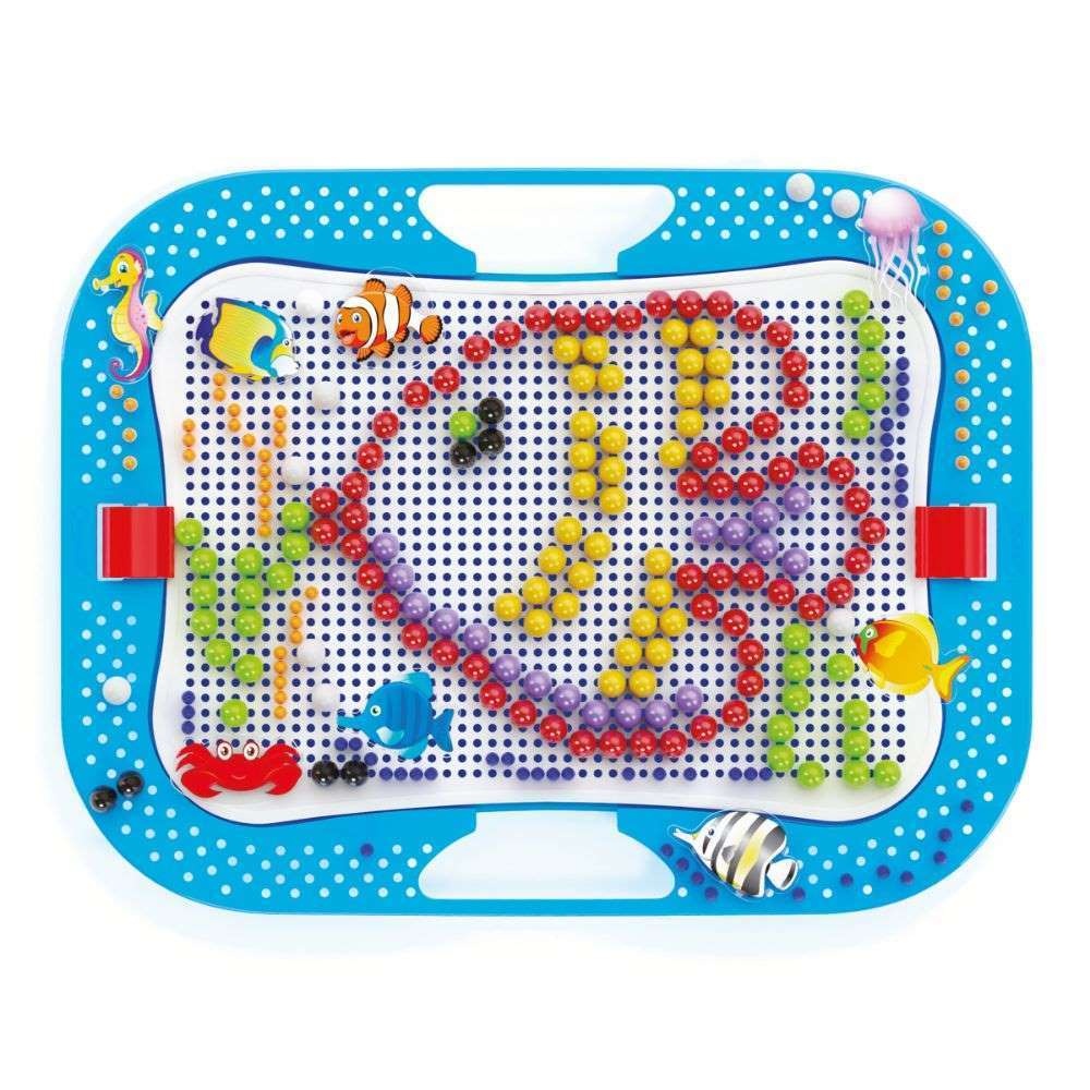 Quercetti - Fun Ocean & Pegs - Sea-Themed Peg Board Activity for Toddlers - Image 3