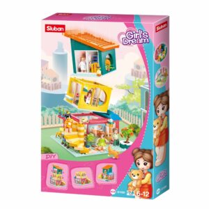 Sluban Building Set: Girls Dream - Jenga House - 571pcs