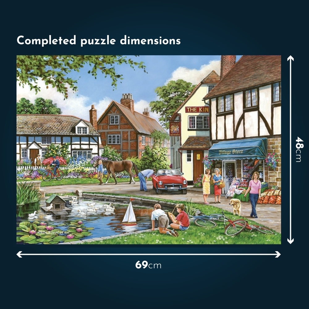 House of Puzzles - Kingfisher Cottage - 1000 Piece Jigsaw Puzzle - Image 4