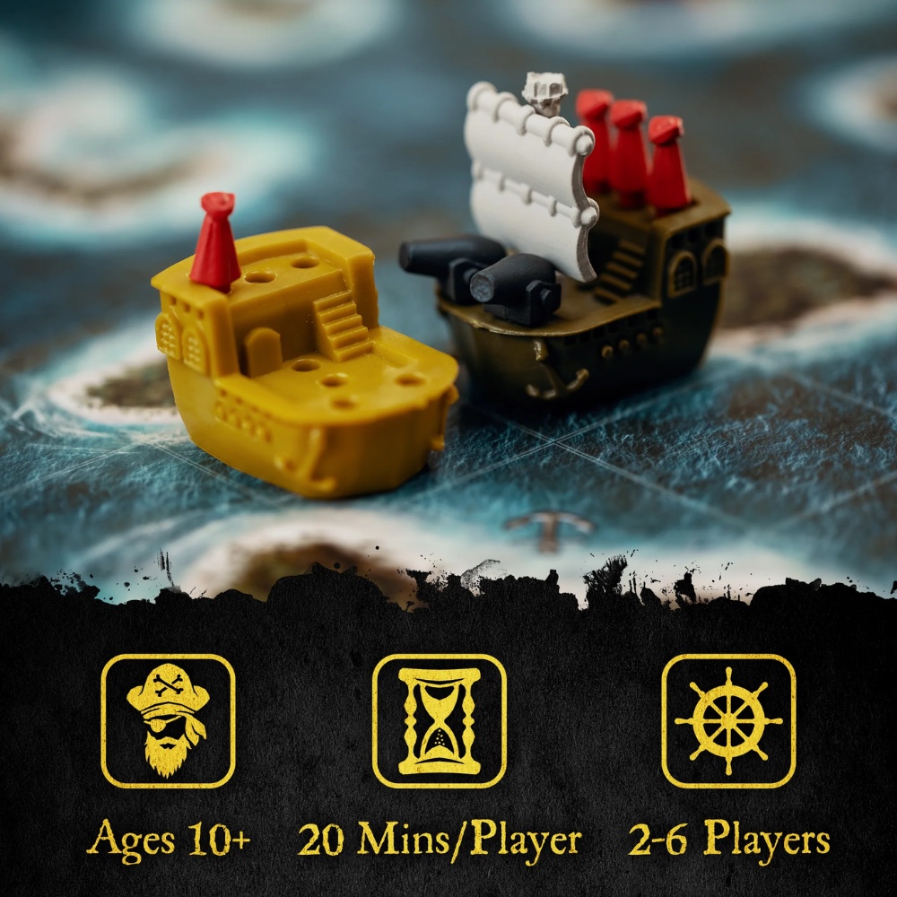 Lost Boy Entertainment - Plunder: A Pirate's Life - Strategy Board Game - 2 to 6 Players - Image 3