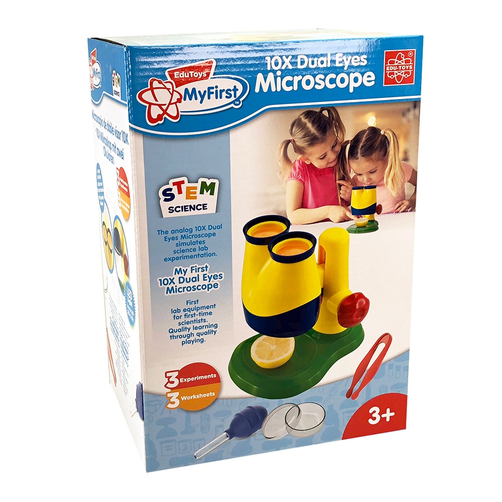 Edu-Toys - My First - Science - 10x Dual Eyes Microscope - Image 3