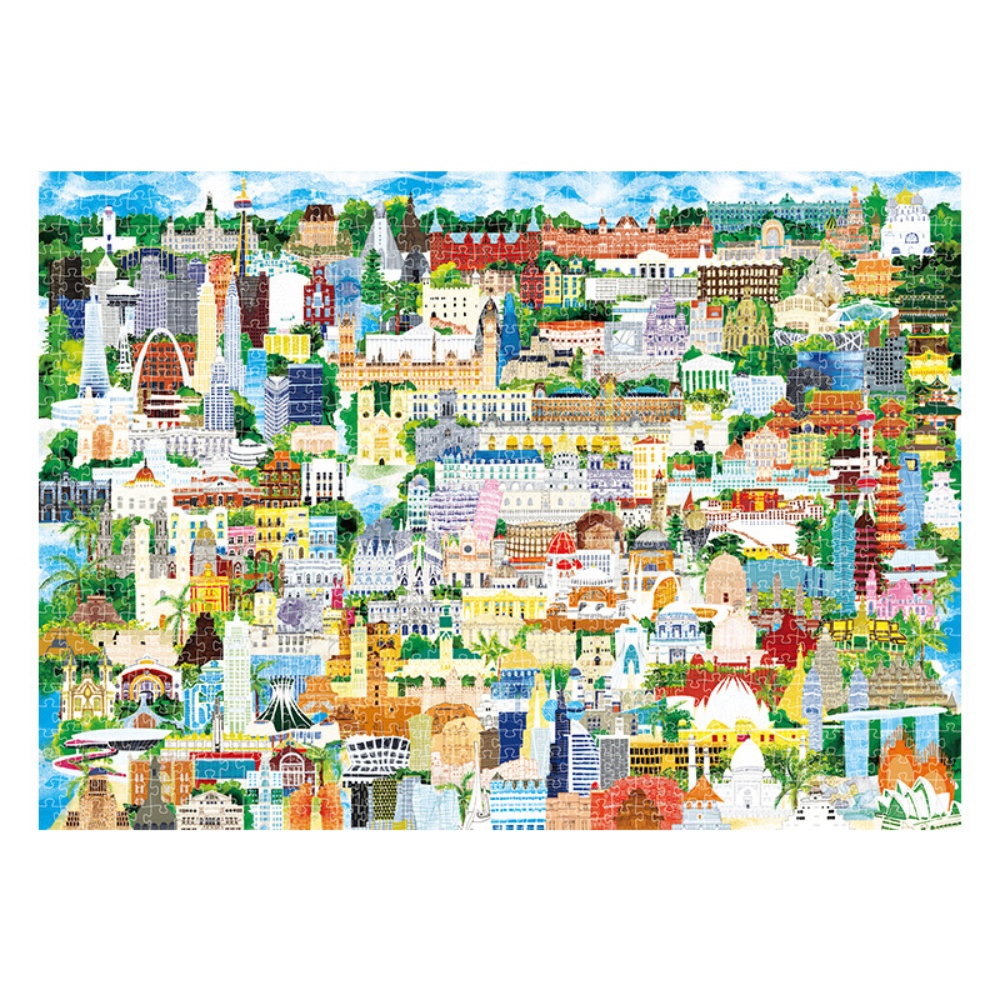 Mideer - Architectural Marvels - 1000 Piece Jigsaw Puzzle in Gift Box - Image 4