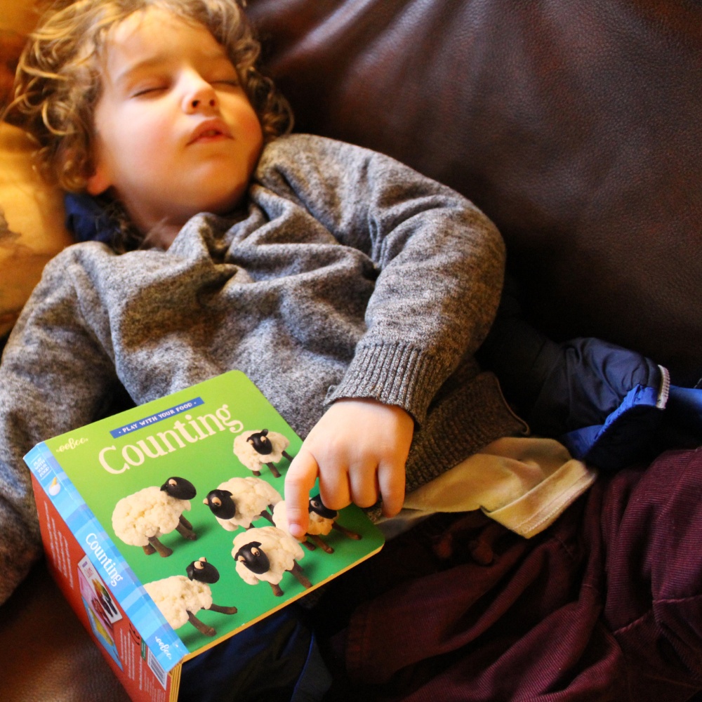eeBoo - Play With Your Food Board Book - Counting - Early Learning Picture Book - Image 2