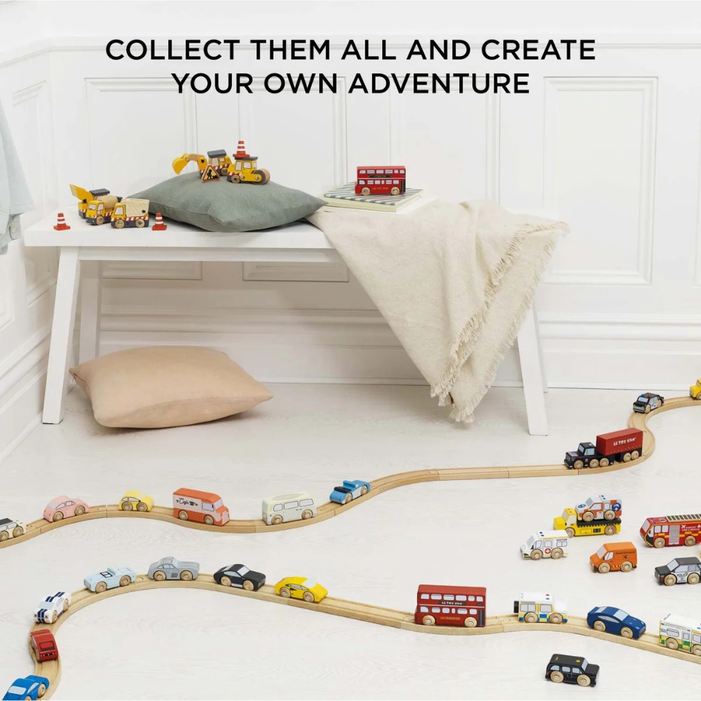 Le Toy Van - Wooden Emergency Helicopter & Rescue Toy Cars - Image 5