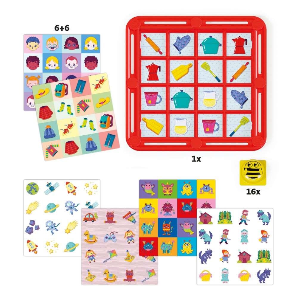Quercetti - Fanta Memo Bee Memory Game - Nature-Themed Matching Cards for Kids - Image 3