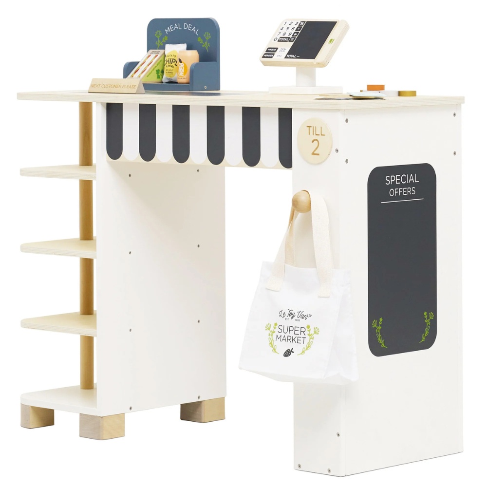 Le Toy Van - Wooden Supermarket Till Checkout & Accessories